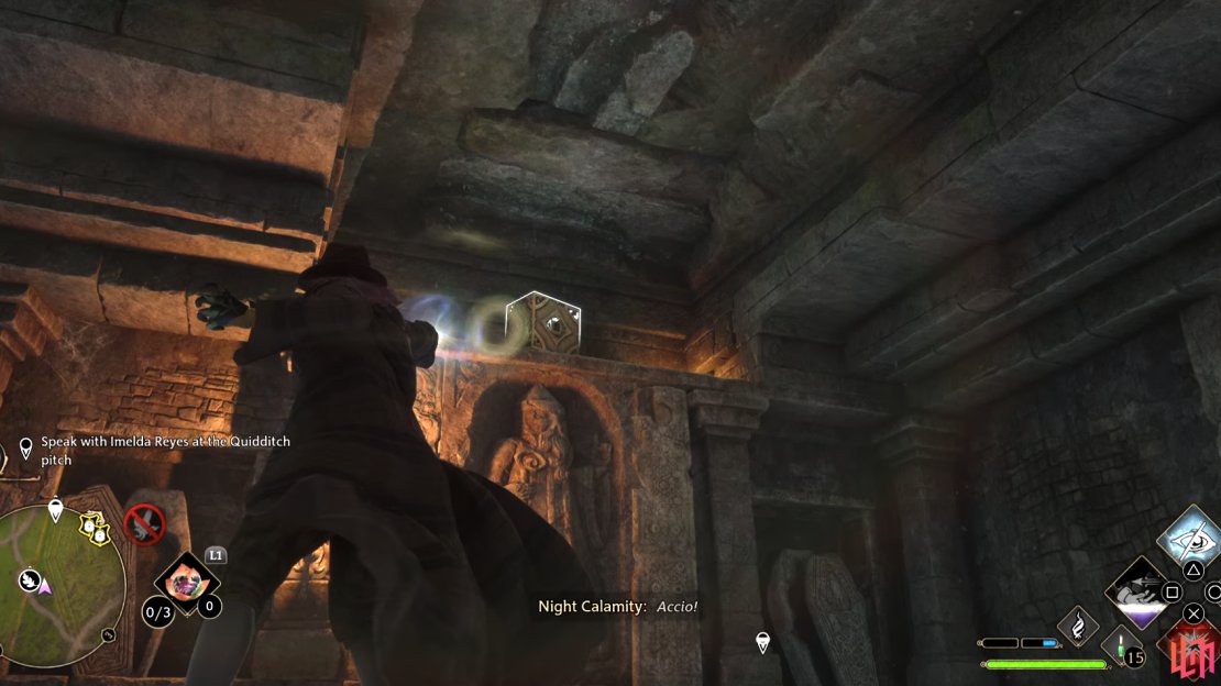 Hidden Treasure Vault cube in Southern Hogwarts.