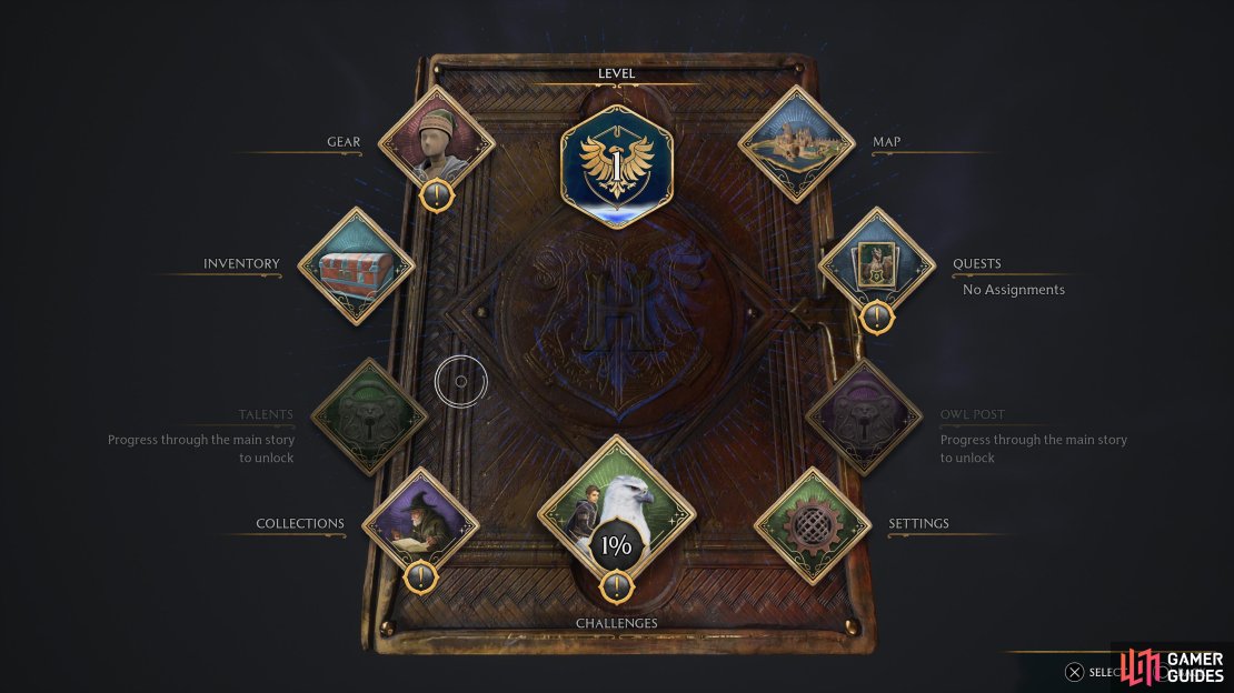 You can access the Talents via the Field Guide.