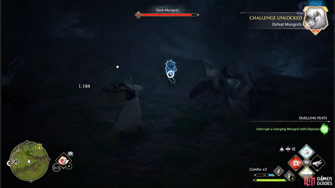 Using Depulso in Hogwarts Legacy