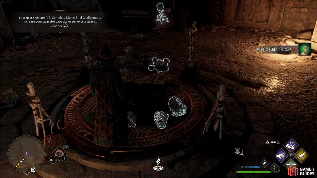 Find a Rustic Sleeping Cap in this Treasure Vault.