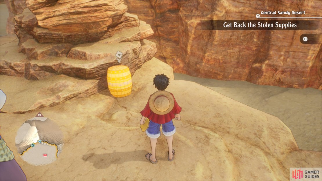 The third !Yaya Cube is located by the questgiver in the northeastern corner of the southern half