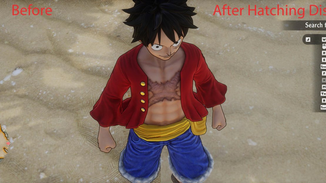 Removing the post-processing on the graphics is the function of this interesting little mod