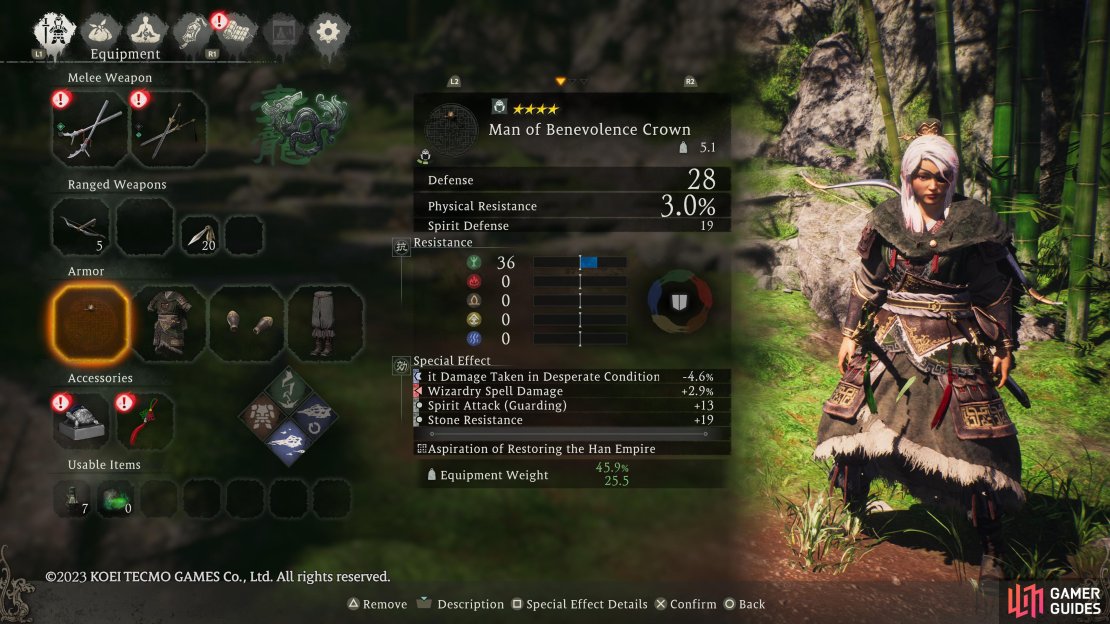 Overview of the Man of Benevolence Crown