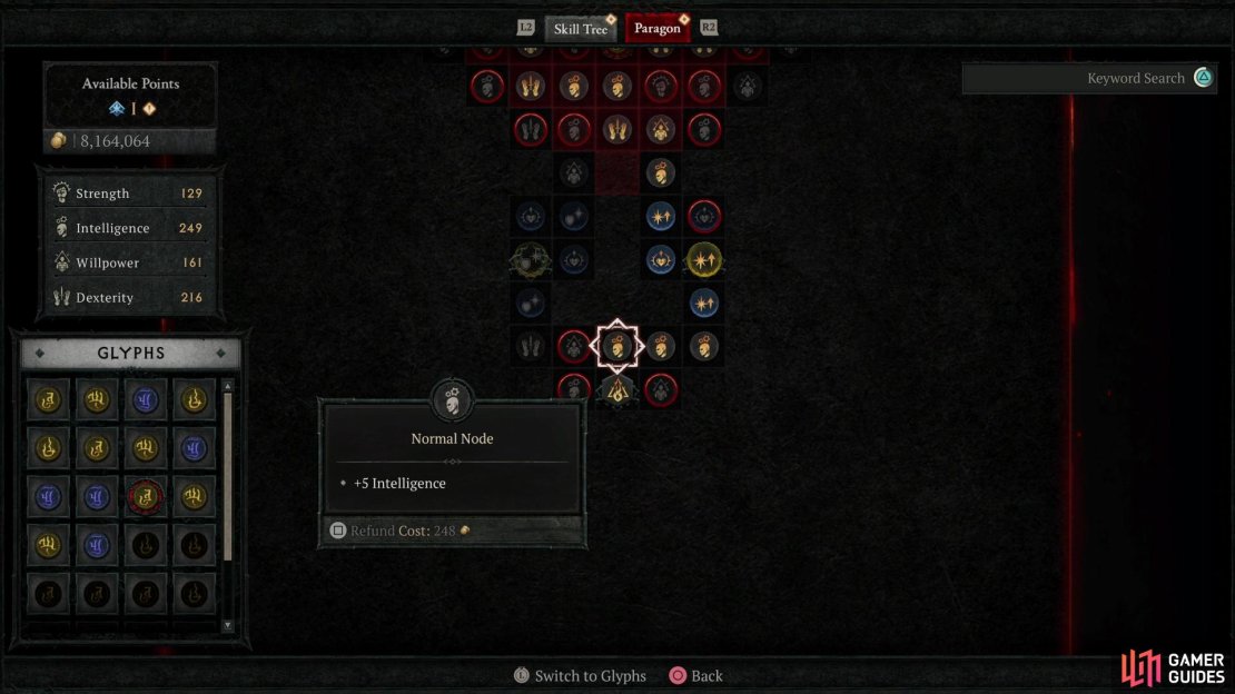 Once you reach level 50 you&rsquo;ll stop gaining Skill Points, instead earning Paragon Points you can use to unlock nodes on Paragon Boards.