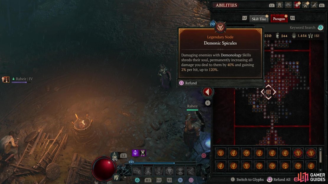 The Abyss/Demonology Warlock is blessed with Paragon Boards that give them globs of damage boosts.