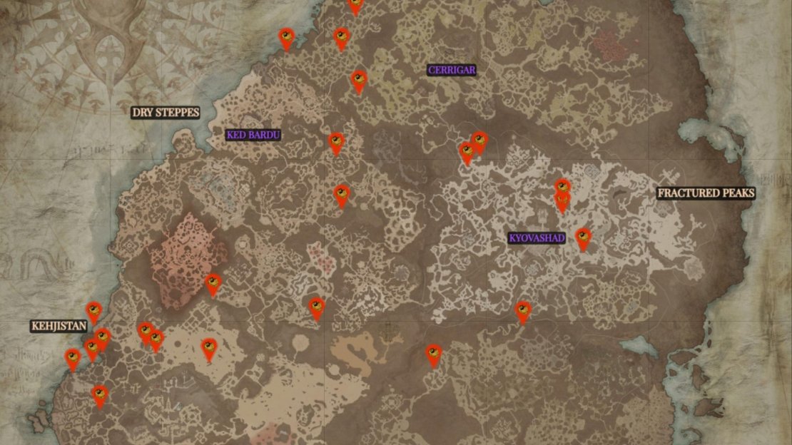 Here is where you can find all the Helltide Mystery Chest Locations in Diablo 4, using our Diablo 4 Interactive Map.