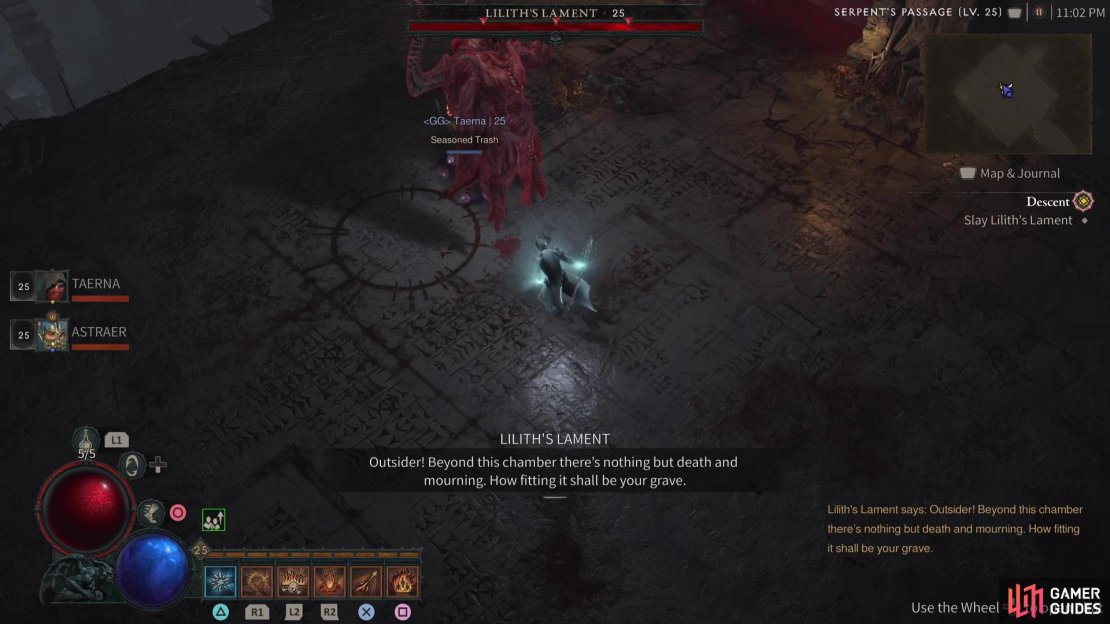 !Lilith&rsquo;s Lament is a major boss in Act 1 of Diablo 4.