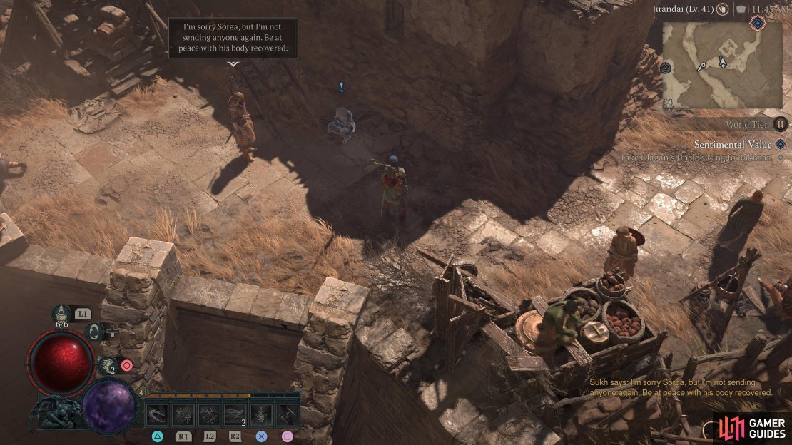 Blisttered Heart is one of the many side quests you can do in the Dry Steppes.