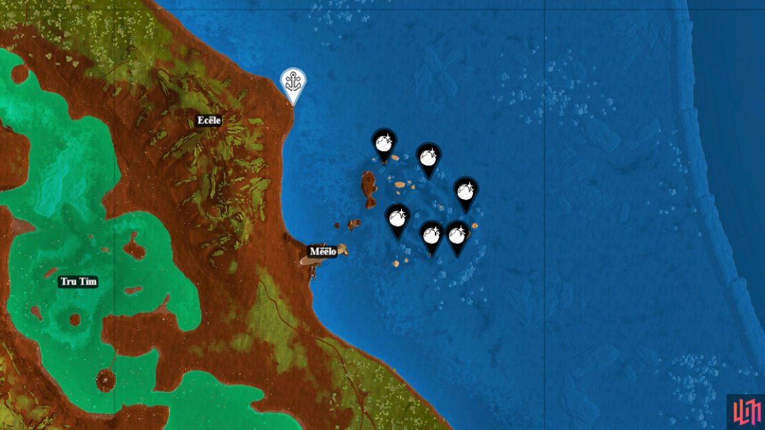 All Clam Pearls near Mëëlo.