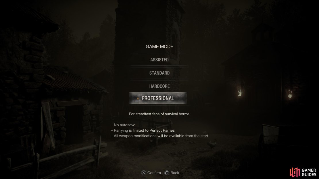 Professional Mode is the ultimate difficulty in Resident Evil 4 Remake.