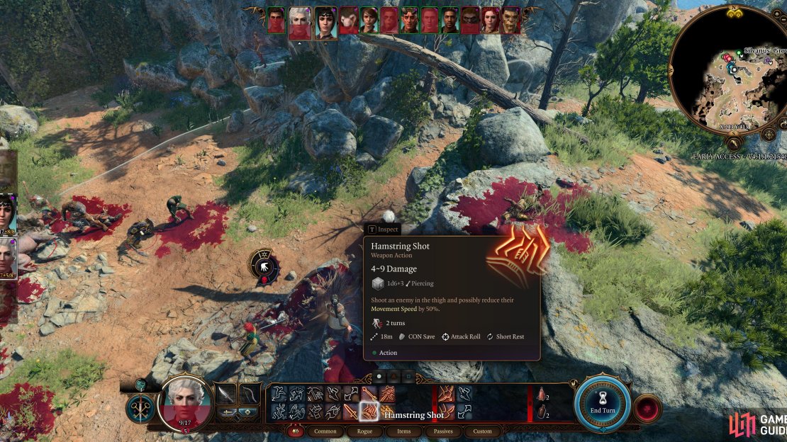 Each weapon has one or more Weapon Actions you can use if you’re Proficient with said weapon.