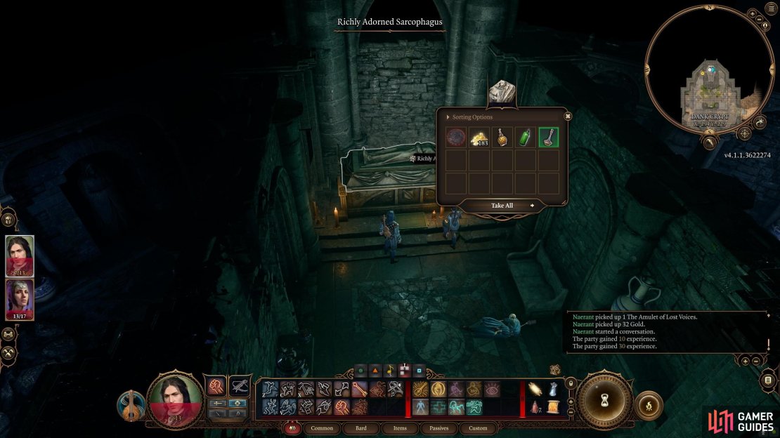 An Elixir of Hill Giant Elixir at Wither’s Tomb.