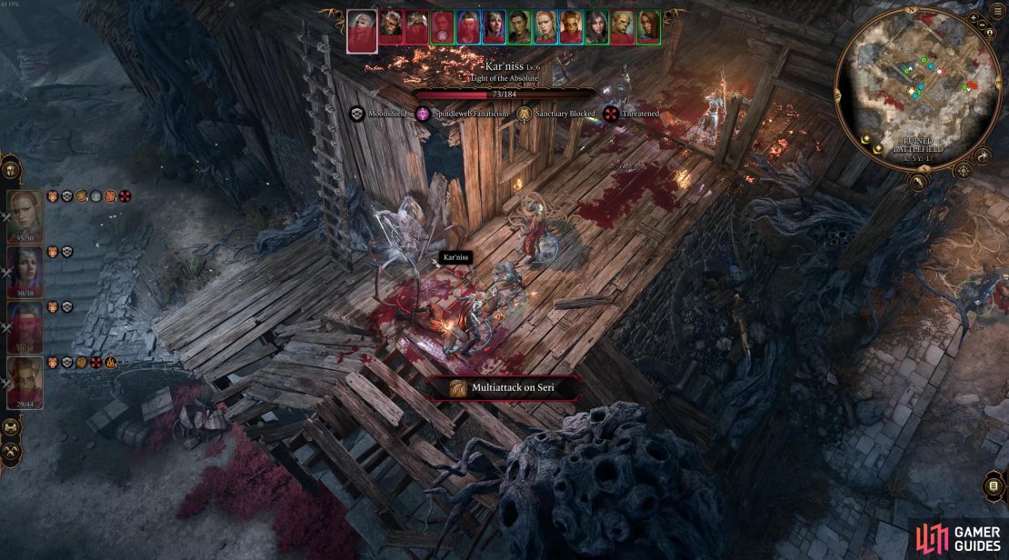 Spiderweb Fanaticism&rsquo;s extra psychic damage will make this fight a little trickier!