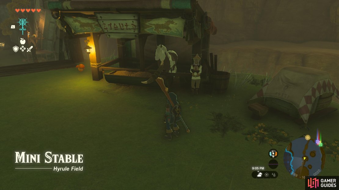Mini Stable found between Central Hyrule and Gerudo.