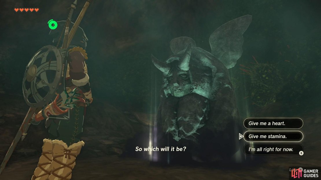 Your respec choices at the horned statue.