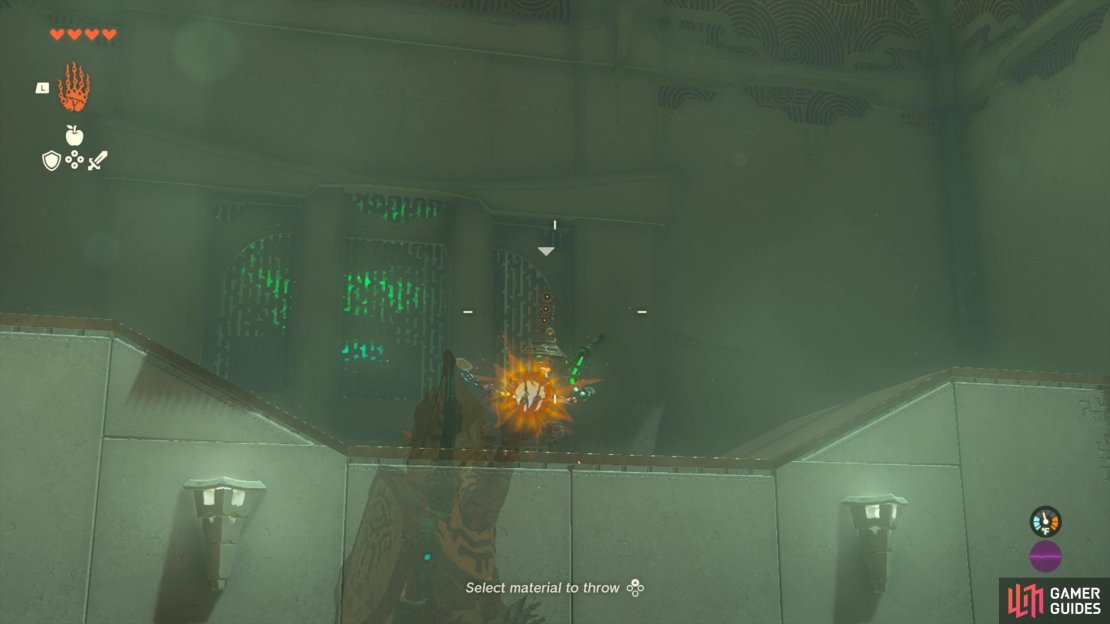 Throw the fire fruit at enemies! 