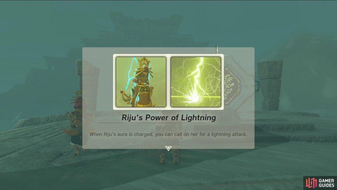 Riju’s Power of Lightning.