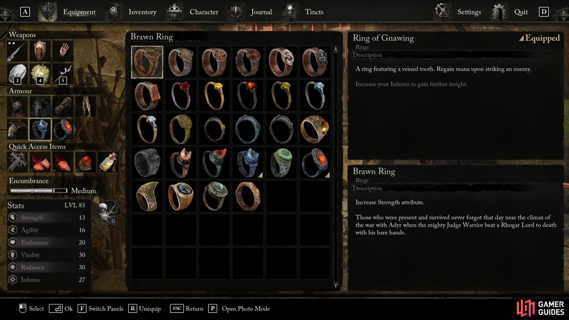 There are a lot of accessories in Lords of the Fallen, all with their own benefits.