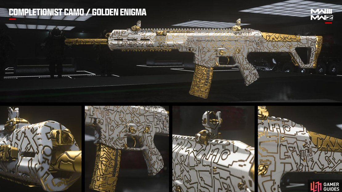 A guide on how to get Golden Enigma Camo in MW3. Image via Activision.