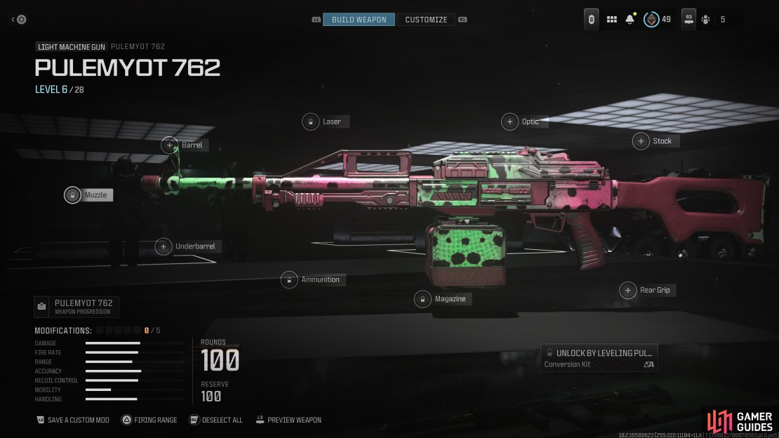 Pulemyot 762 is the best Light Machine Gun.