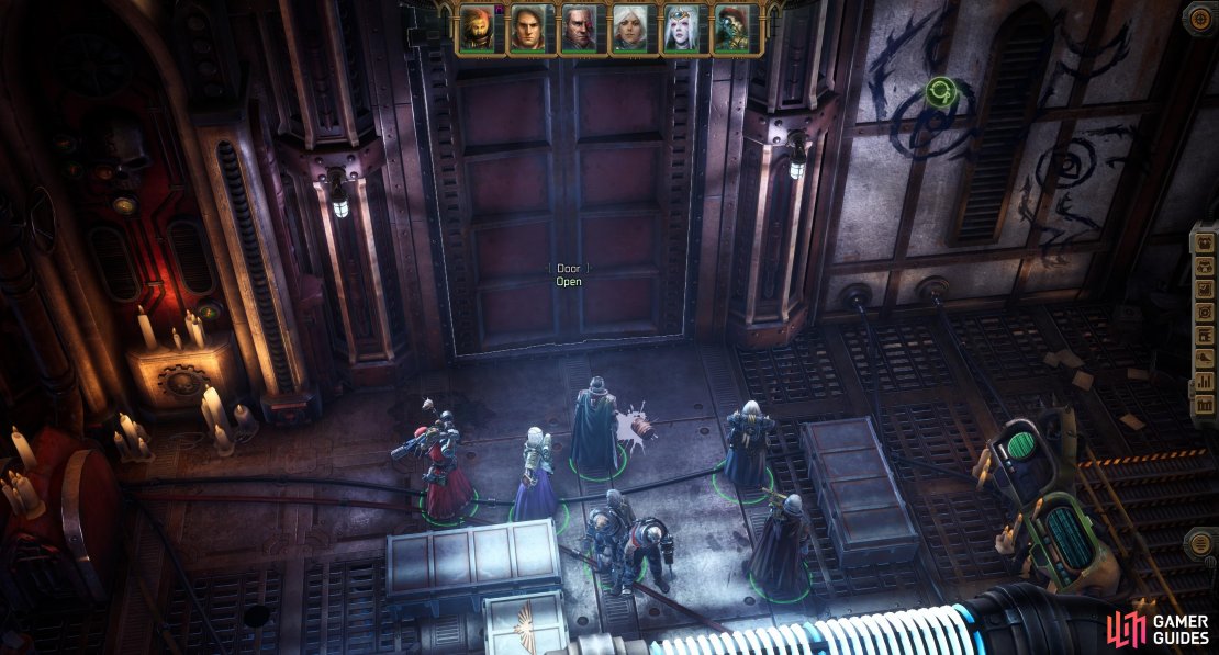 Either pick a locked door,