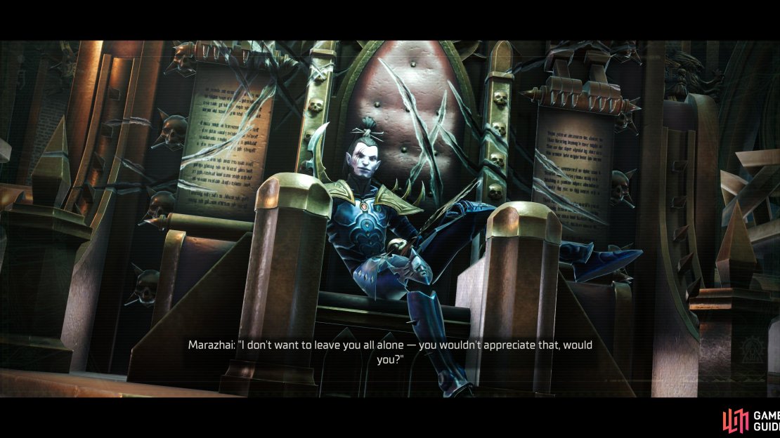 To end the chapter you’ll need to return to Dargonus in another attempt to confront Marazhai.