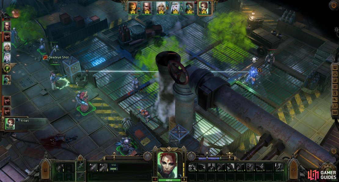 Las weapons have Dodge Reduction, making it easier to hit agile enemies, or anything at a distance.