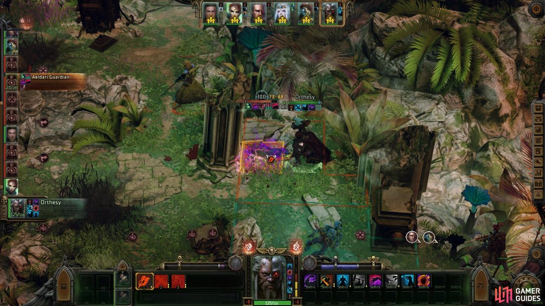Kick them down, nuke their dodge resistance using Enfeeble, and then smash them down with your multiple attacks per turn.