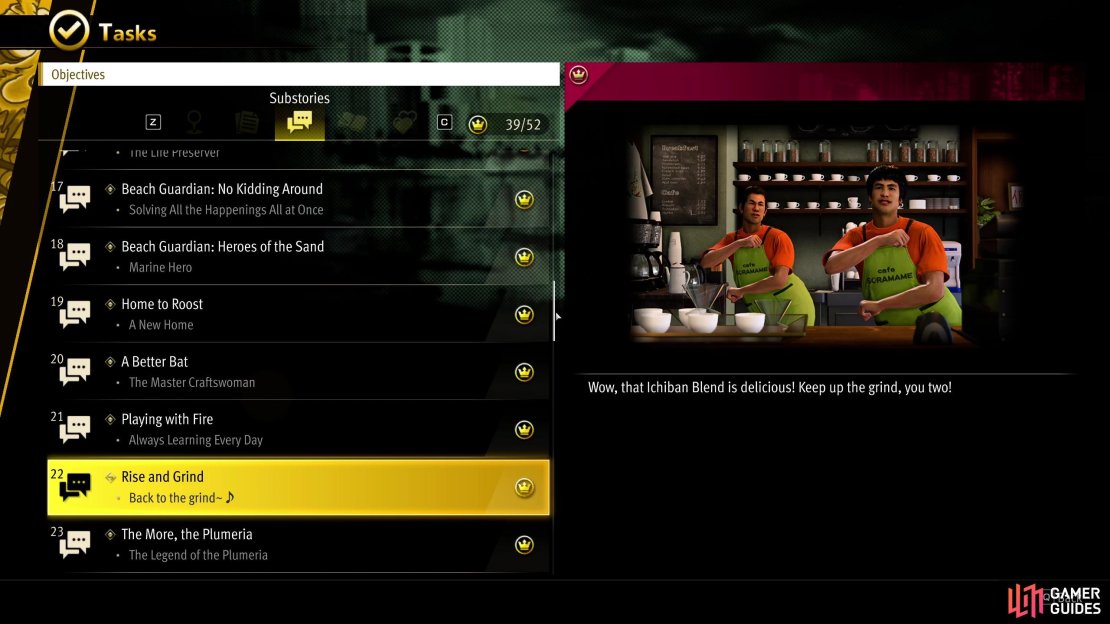 There are 20 Substories in Chapter 4.