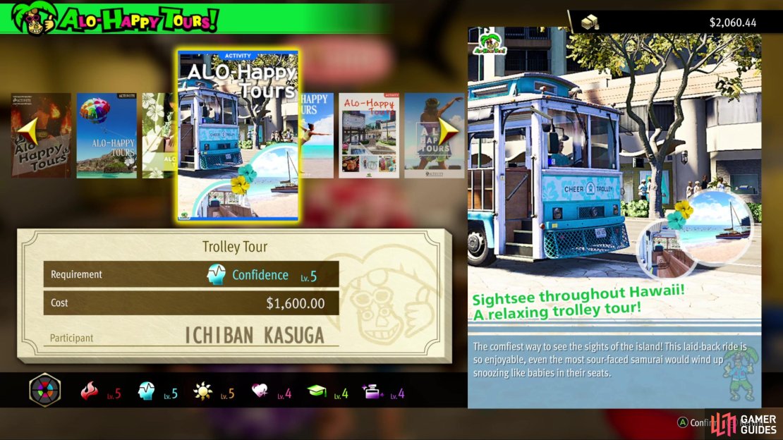 The outcome of the date is fixed, but the Personality Traits you improve along the way are useful inasmuch as you’ll need Intellect and Confidence to unlock the Kunoichi and Samurai, respectively.
