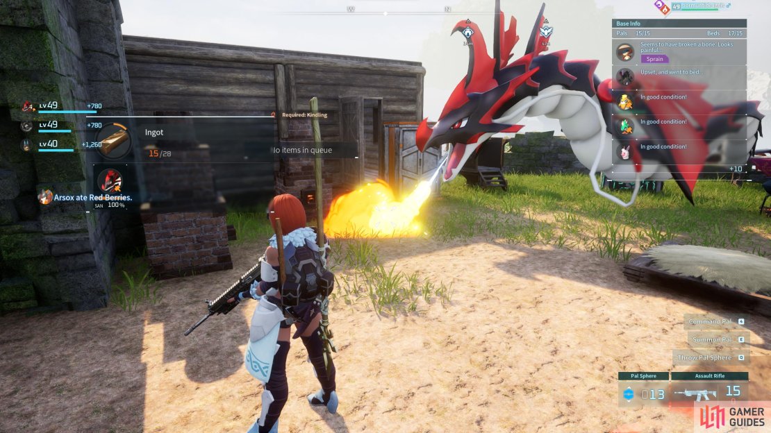 Jormuntide Ignis is the best Pal for Kindling, with its skill being level 4.
