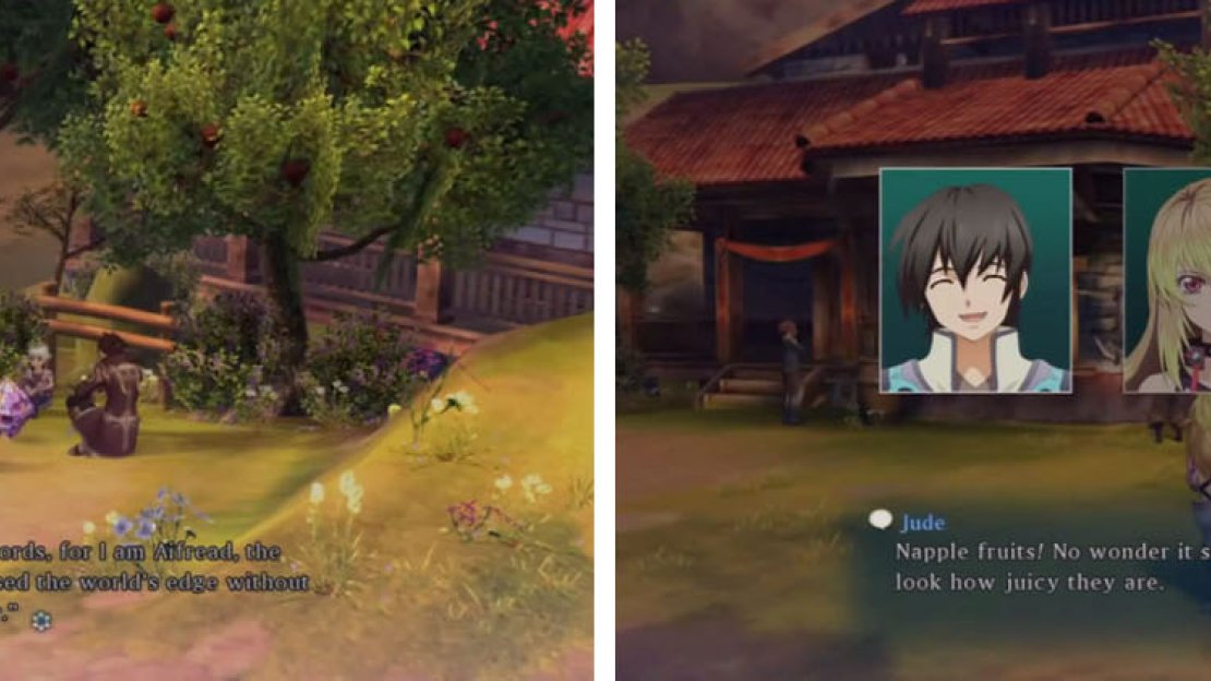 The Aifreads Treasures are important items that you should keep an eye out for. Now examine the town for skits and more items.