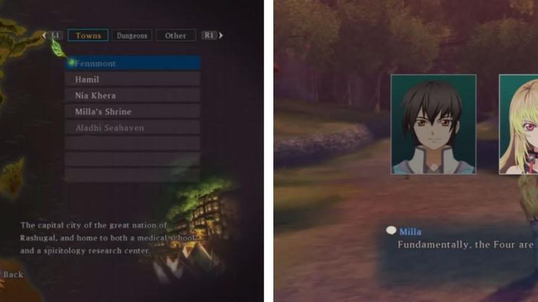 After getting the World Map you should get two skits, even if you head straight to Hamil.