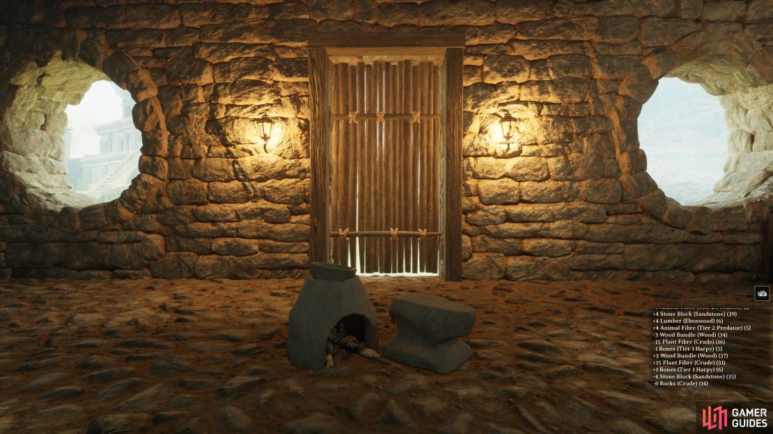 The smelter refines your ores into ingots and other metal objects.