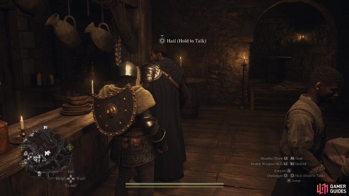 Speak with Captain Brant at night in The Stardrop Inn to begin An Unsettling Encounter.