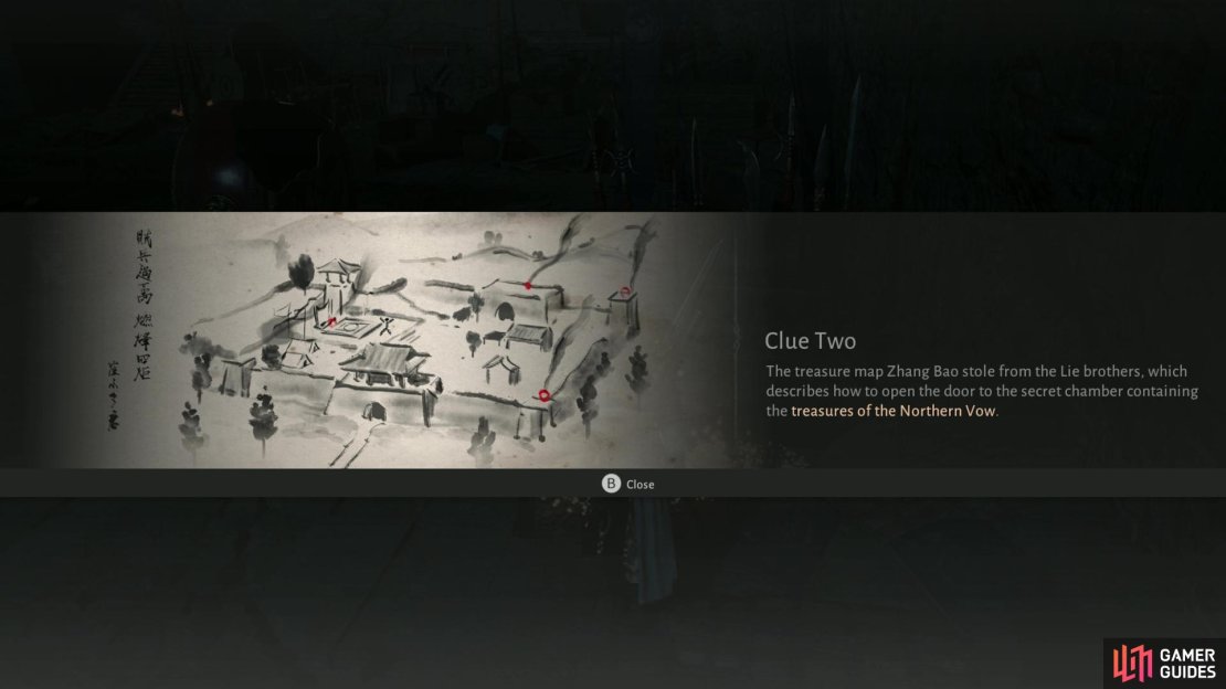 Only ignite the braziers that the map roughly points towards. Image via Gamer Guides / NetEase.