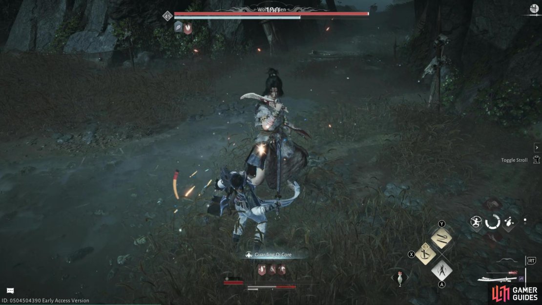She has a mix of fast attack and slower heavier hitting attacks with her fist weapons, making her a parry fest. Image via Gamer Guides / NetEase.