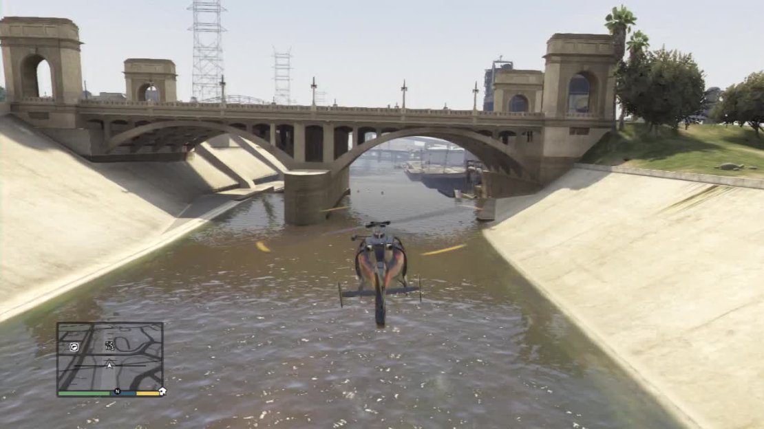 This bridge is not as tall as it looks so be careful.