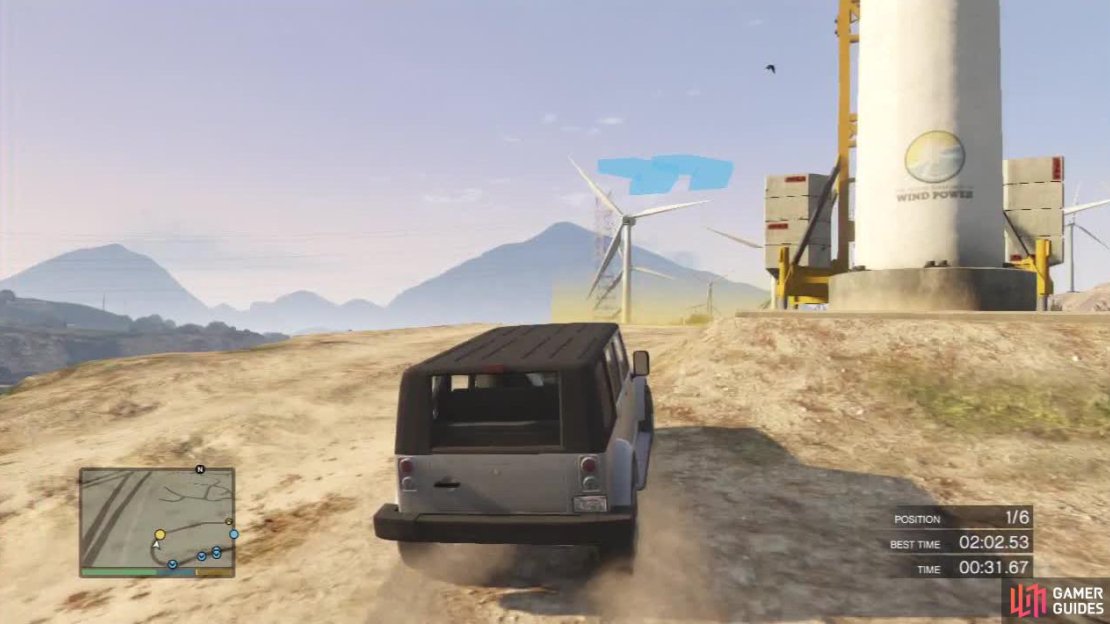 Circling the turbine is not easy as the path takes you quite close to the edge so take it slow and easy. Use Franklin’s special if you need to.