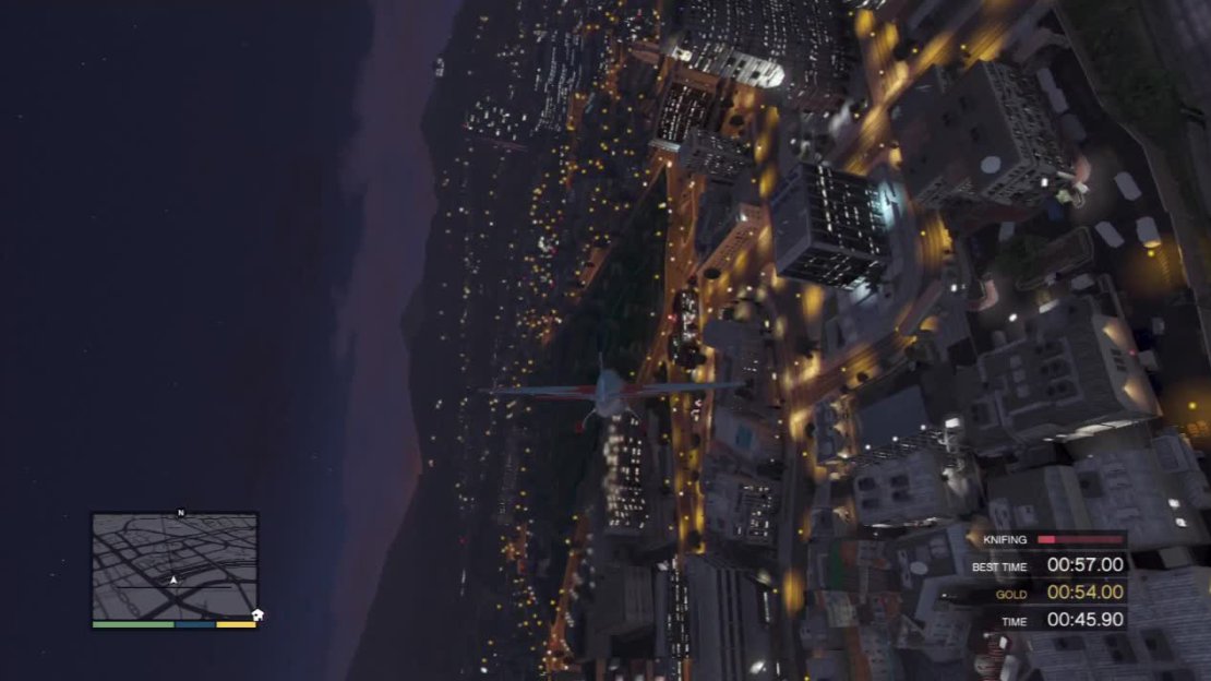 Rudder control is incredibly important when knifing as is having enough height to complete the stunt.