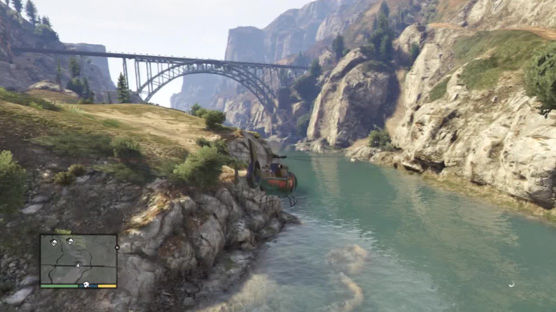 This is a nice arch bridge just pass the last one.