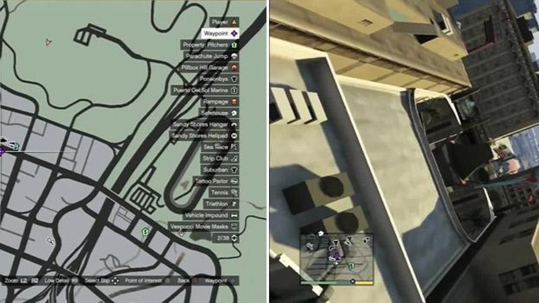 You’ll have to fly over a few buildings on your approach so be careful.
