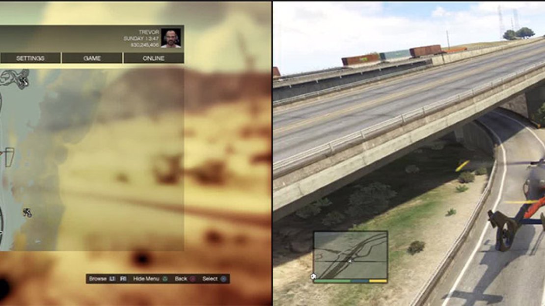 This bridge is just pass the last bridge on the same freeway.