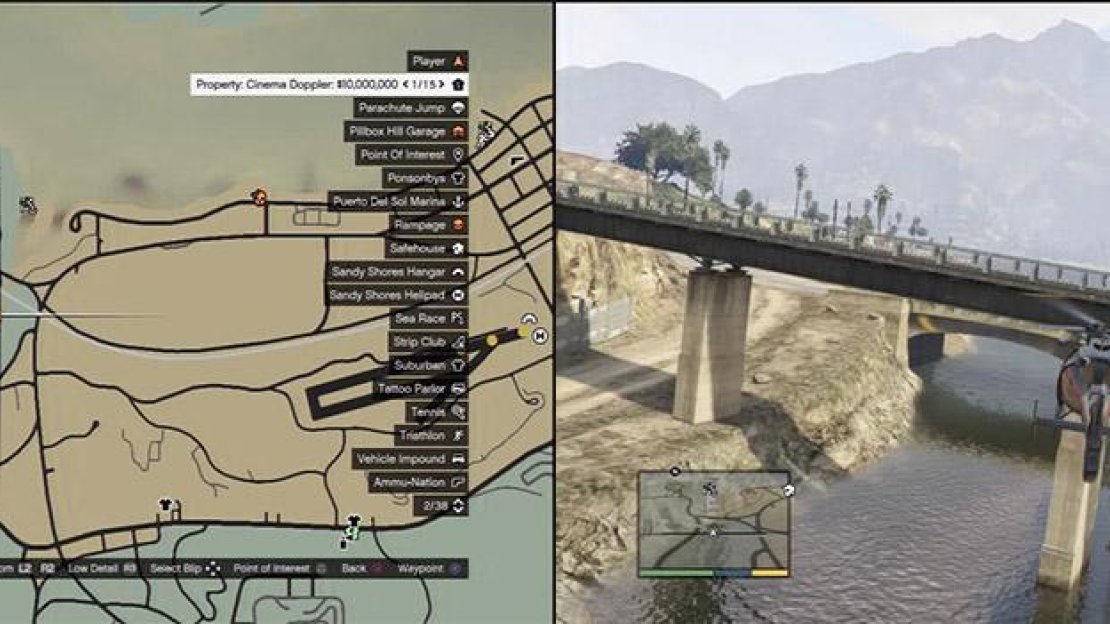 There are two bridges close together here.