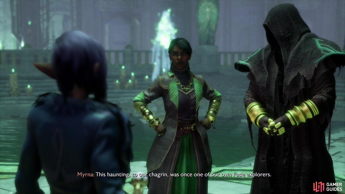Talk to Myrna after completing “The Siege of Weisshaupt” to start this quest.