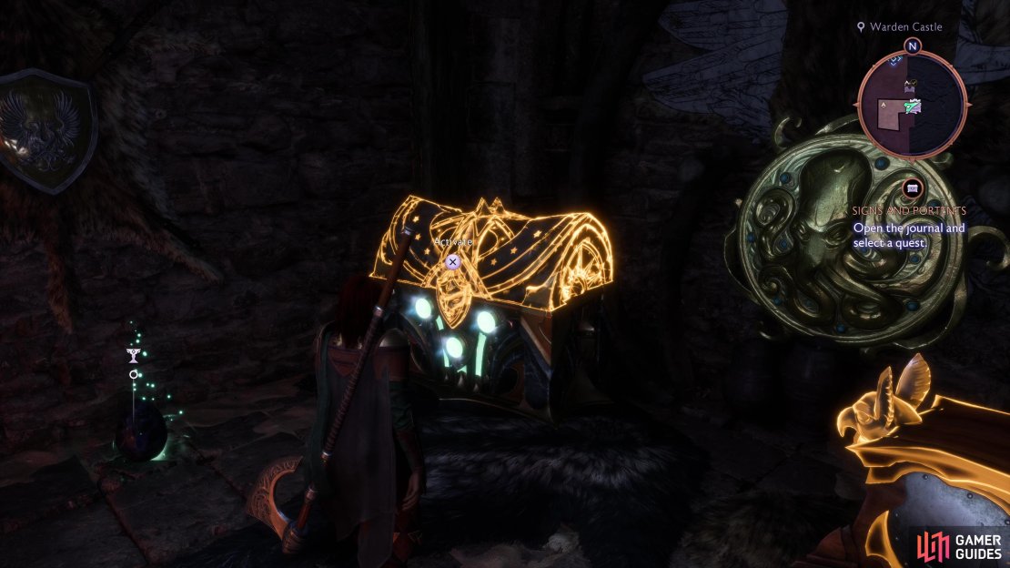You’ll find a whole horde of treasure upon completing the Warden Vault quest.