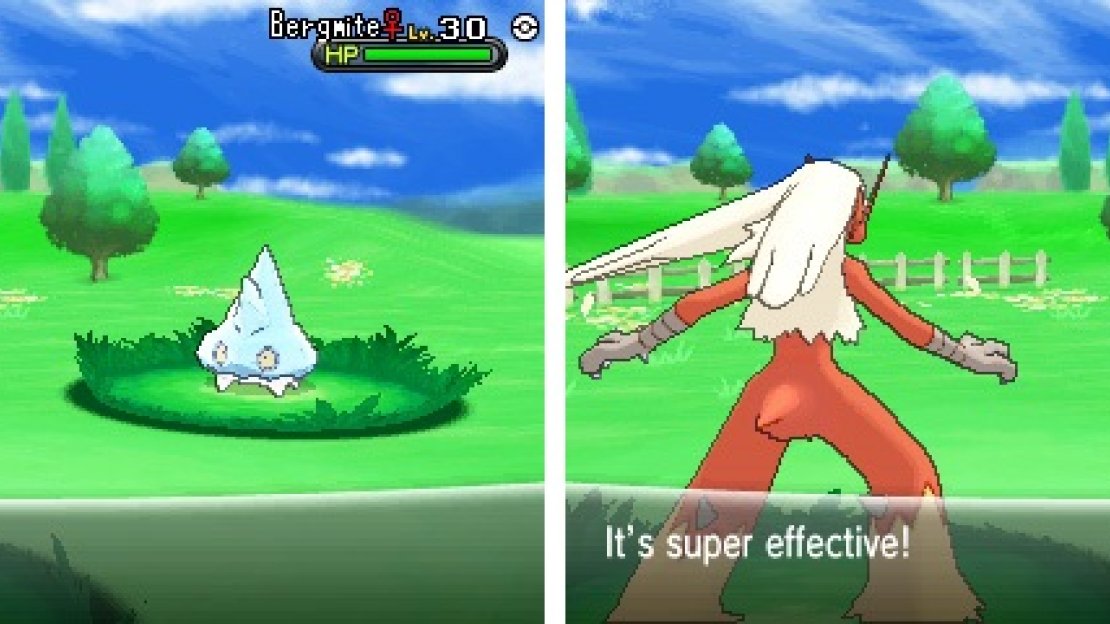 Fire melts ice in real life, and so Fire-types do double damage to Ice-types.