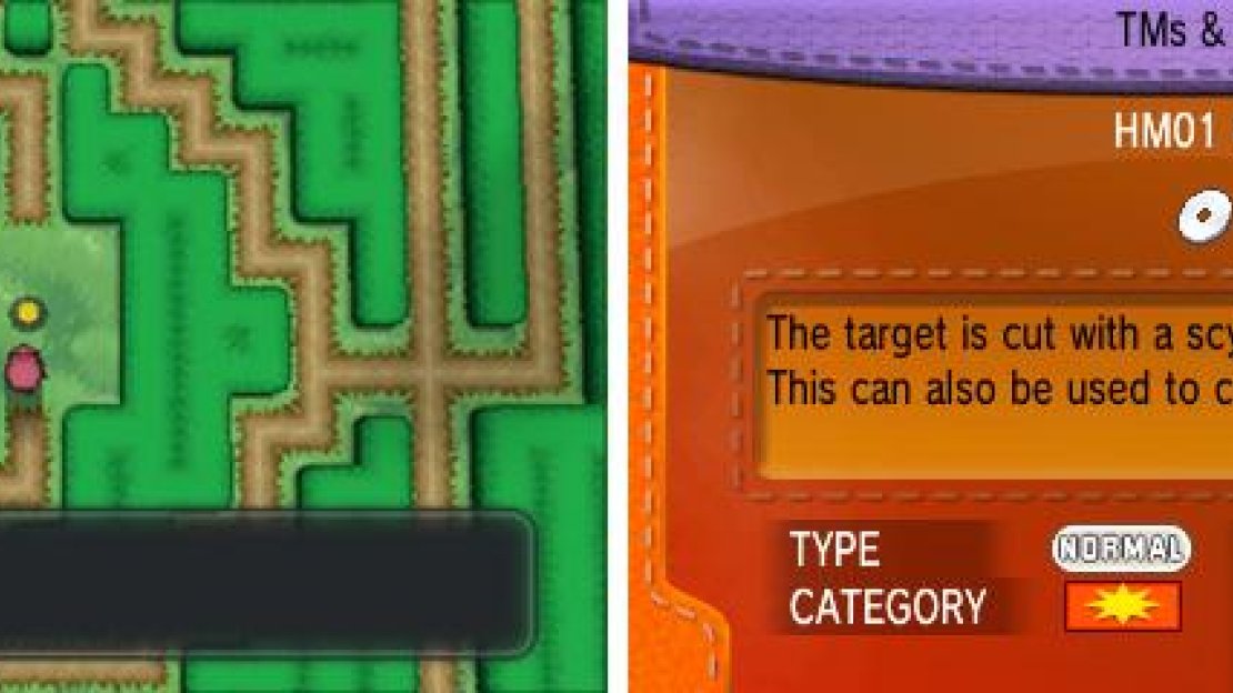 HM01 - Cut can be found in the centre of the hedge “maze”.