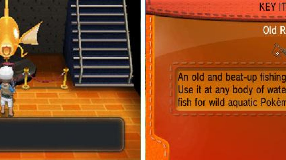 The Old Rod only lets you hook a small number of Pokémon in the water.