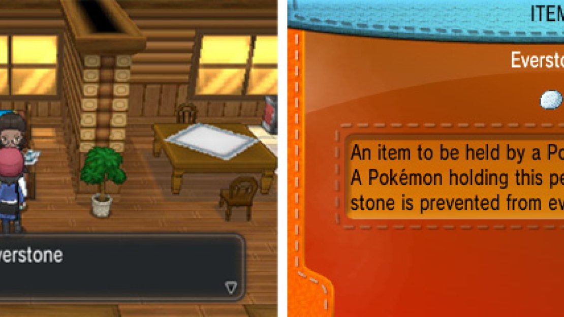 A Pokemon holding an Everstone won’t evolve even when it should.